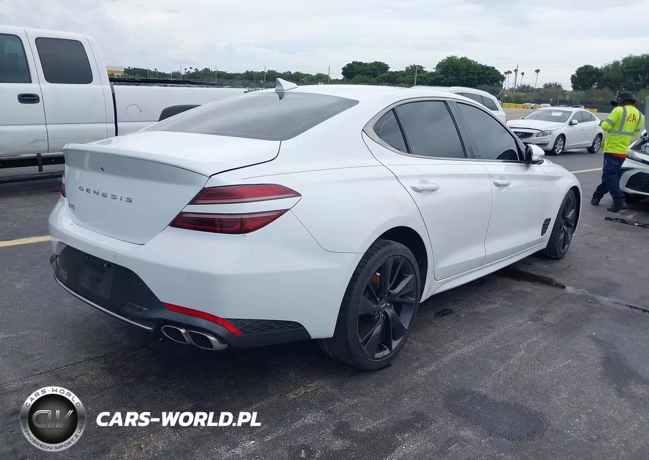2023 Genesis G70 2.0T Rwd VIN:KMTG34TA3PU104553 - 4