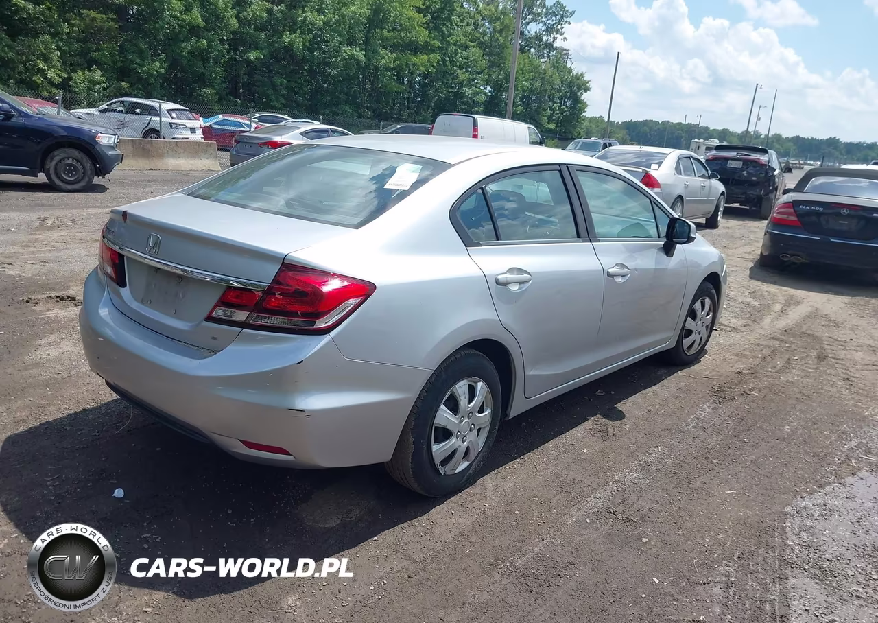 2013 Honda Civic Lx VIN:2HGFB2F56DH530737 - 4
