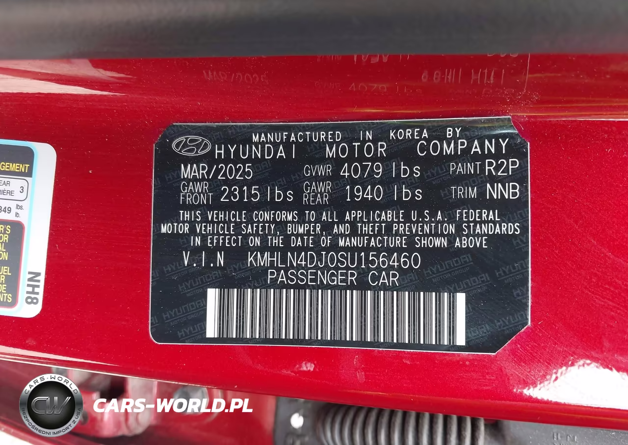 2025 Hyundai Elantra Hybrid Limited VIN:KMHLN4DJ0SU156460 - 9