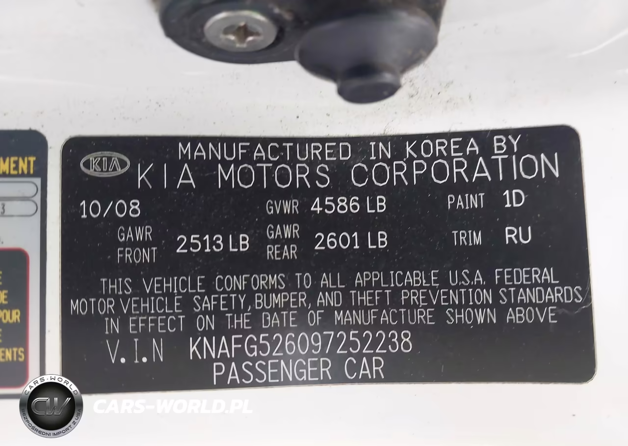 2009 Kia Rondo Lx V6 VIN:KNAFG526097252238 - 9