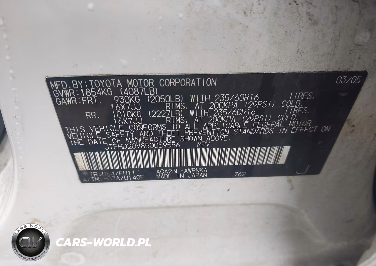 2005 Toyota Rav4 VIN:JTEHD20V850059556 - 9