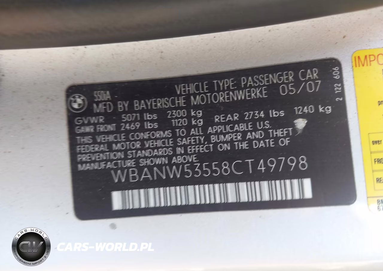 2008 BMW 550I VIN:WBANW53558CT49798 - 9