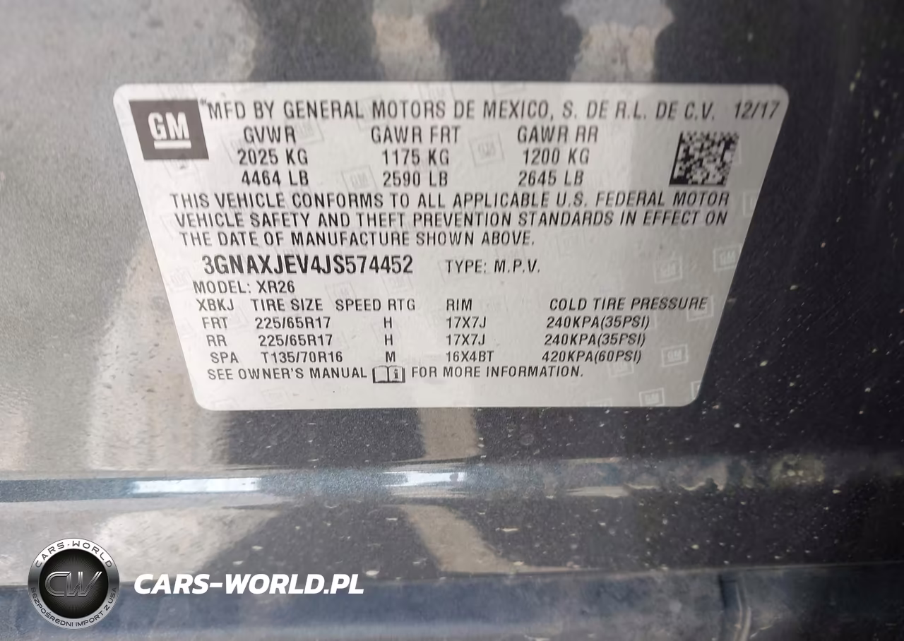 2018 Chevrolet Equinox Lt VIN:3GNAXJEV4JS574452 - 9