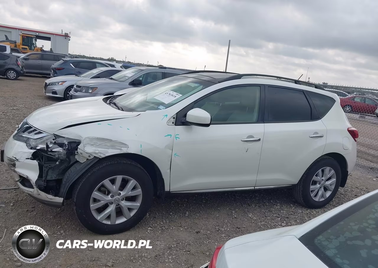 2012 Nissan Murano Sl VIN:JN8AZ1MU3CW114819 - 14