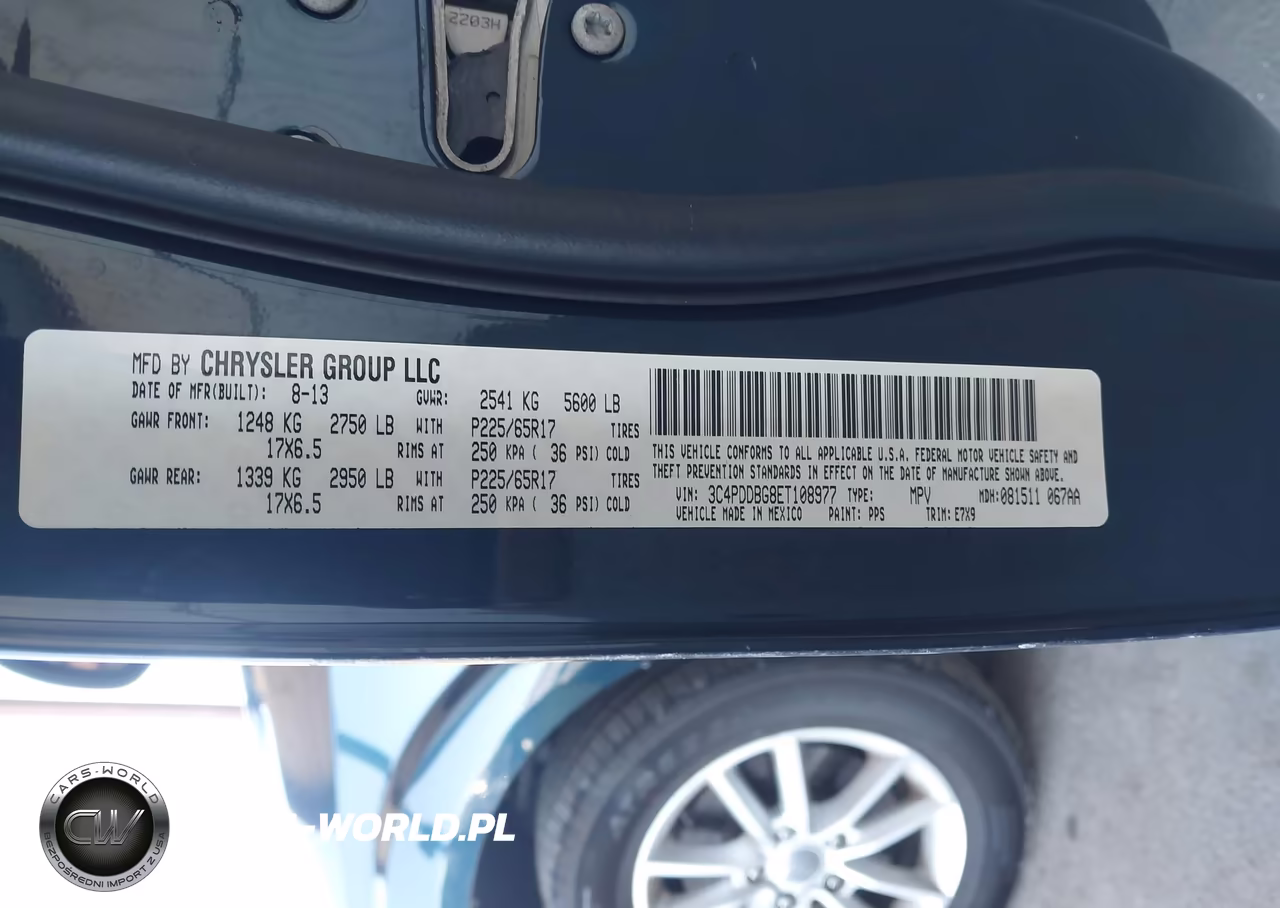 2014 Dodge Journey Sxt VIN:3C4PDDBG8ET108977 - 9