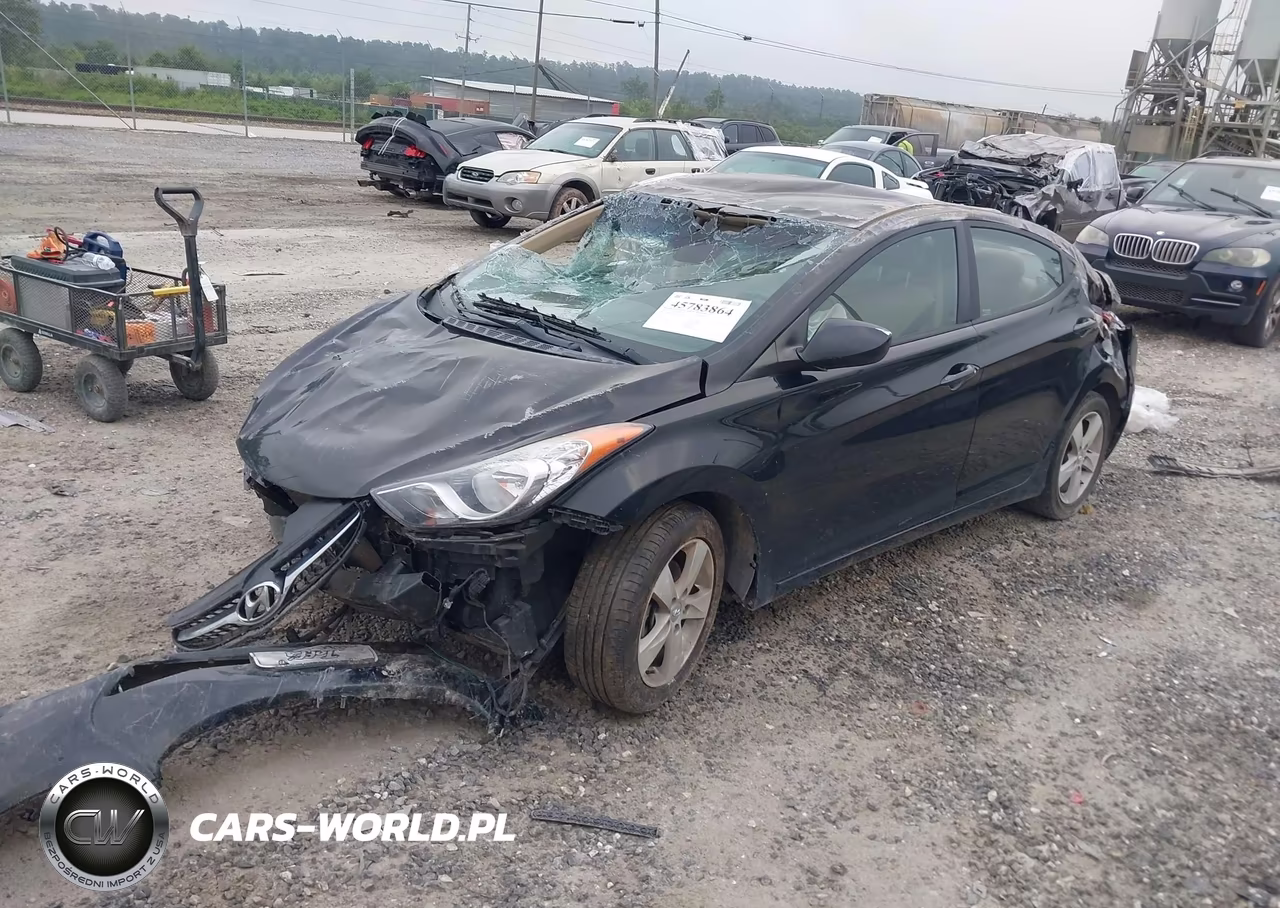 2013 Hyundai Elantra Gls VIN:KMHDH4AE7DU556781 - 2