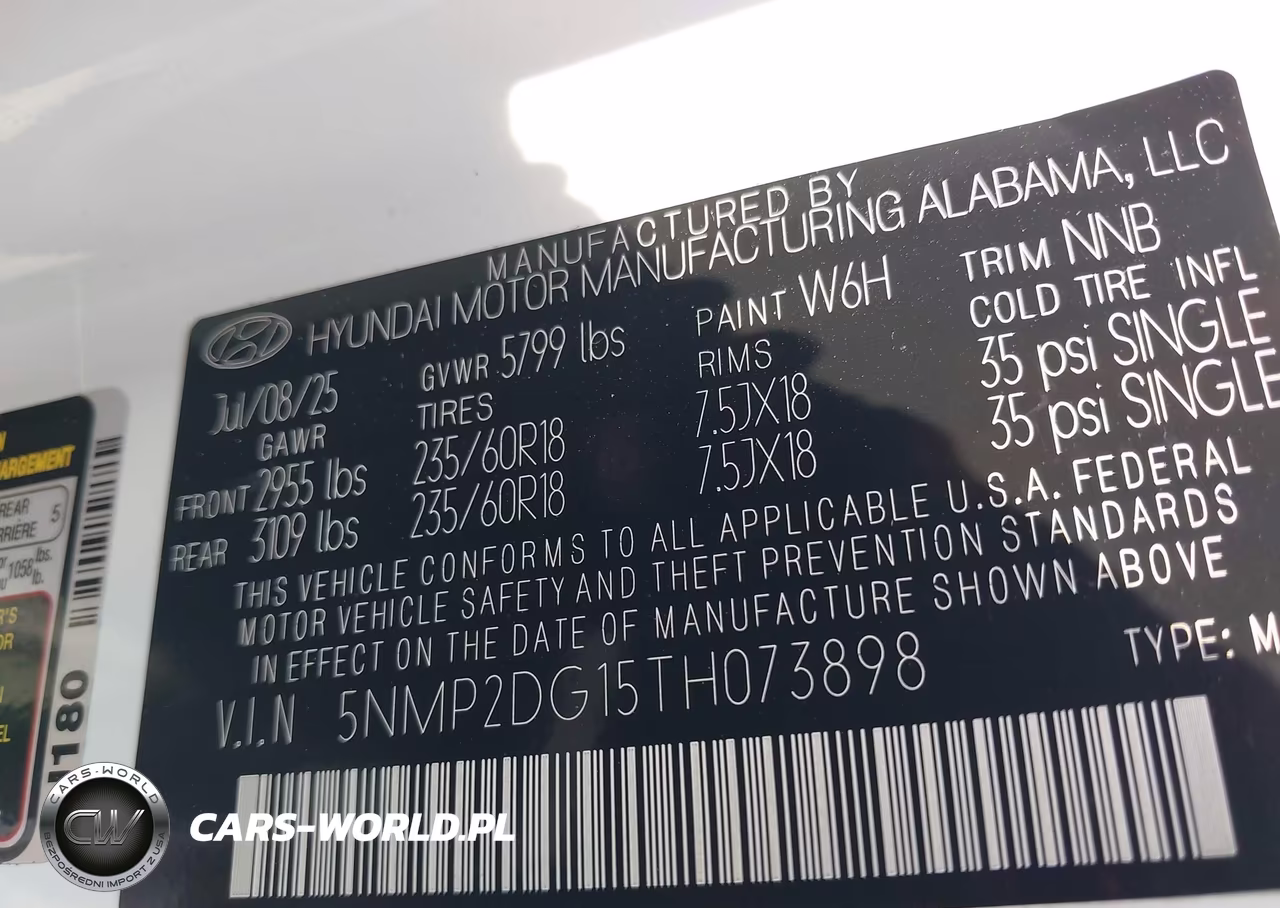 2026 Hyundai Santa Fe Hybrid Sel VIN:5NMP2DG15TH073898 - 9