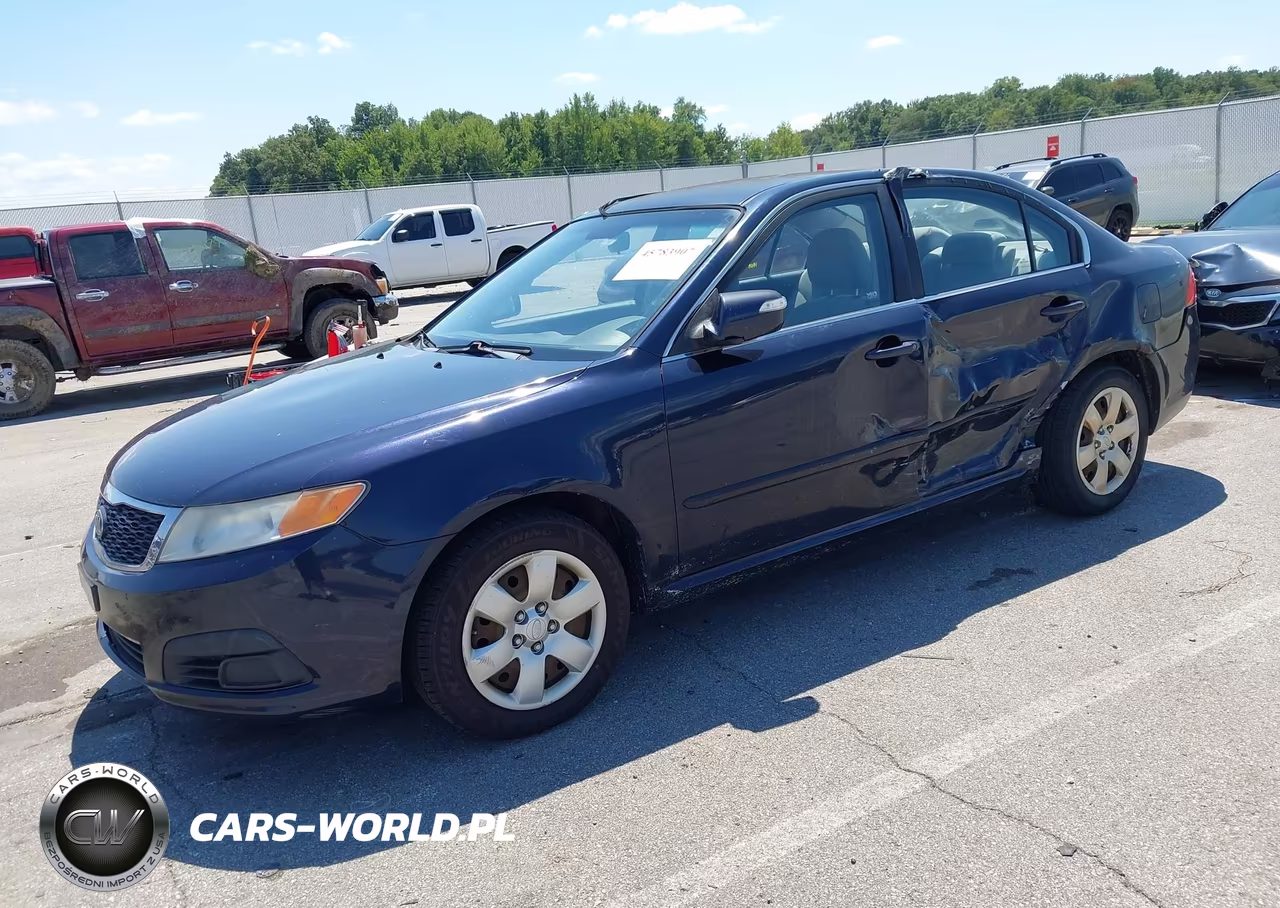 2009 Kia Optima Lx VIN:KNAGE228695296976 - 2
