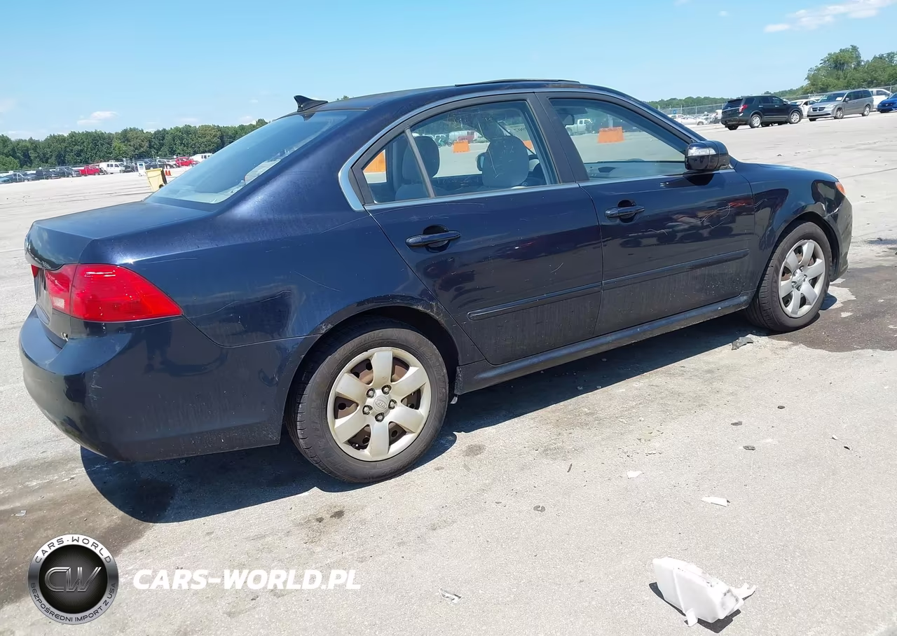 2009 Kia Optima Lx VIN:KNAGE228695296976 - 4