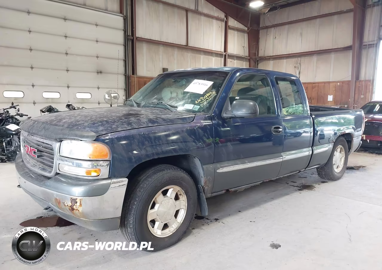 2000 GMC Sierra 1500 Sle VIN:1GTEK19T7YZ242603 - 2