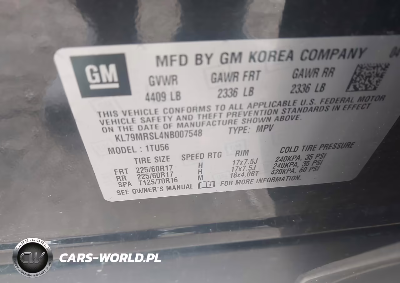 2022 Chevrolet Trailblazer Awd Lt VIN:KL79MRSL4NB007548 - 9
