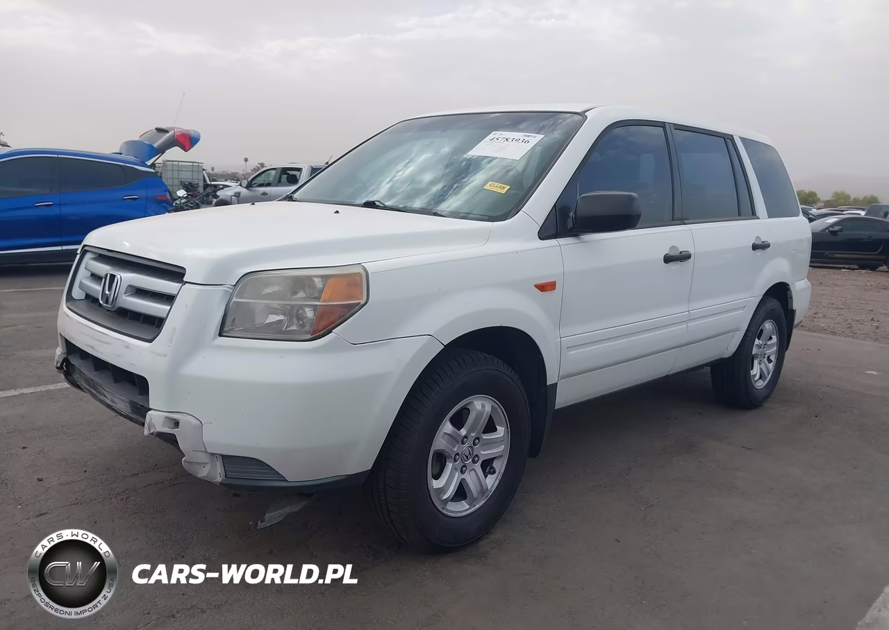 2007 Honda Pilot Lx VIN:5FNYF28177B009221 - 2