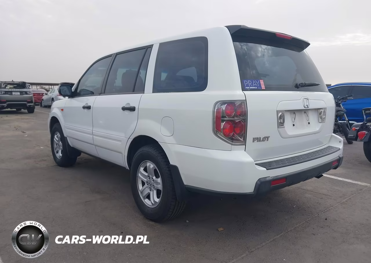 2007 Honda Pilot Lx VIN:5FNYF28177B009221 - 3