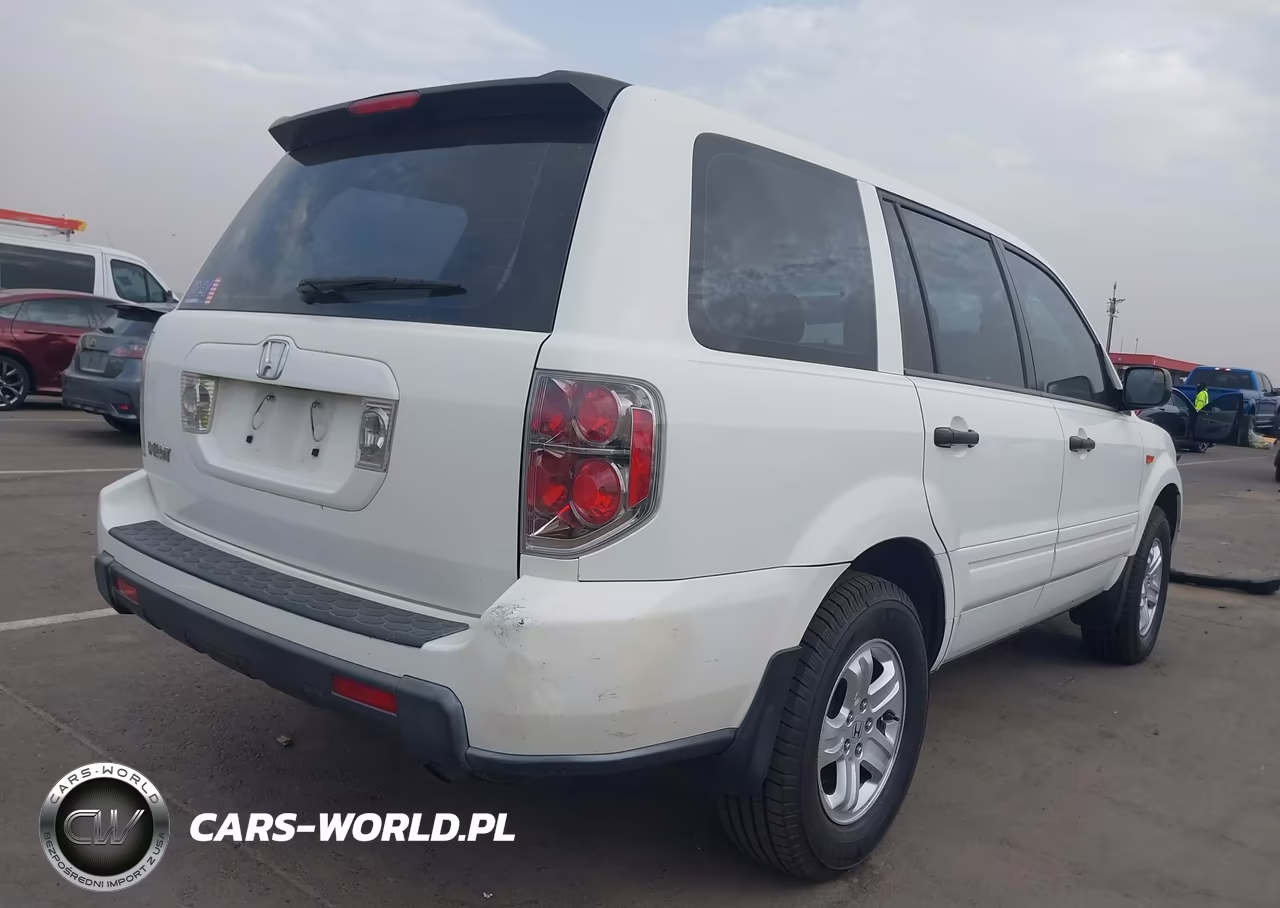 2007 Honda Pilot Lx VIN:5FNYF28177B009221 - 4