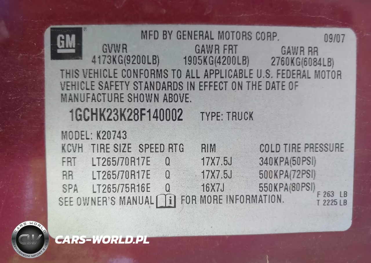 2008 Chevrolet Silverado 2500Hd Ltz VIN:1GCHK23K28F140002 - 9