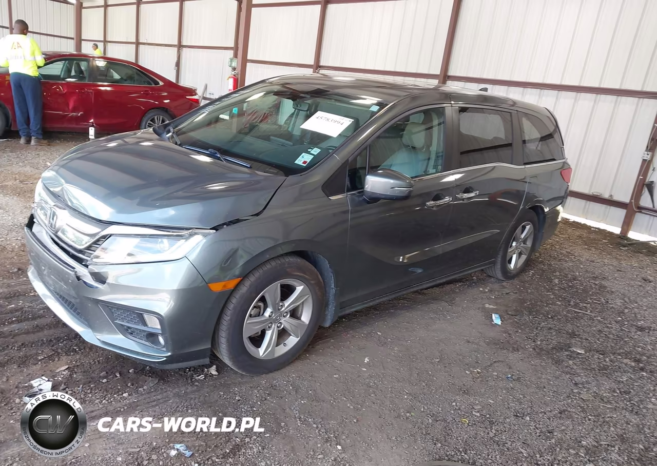 2020 Honda Odyssey Ex-L-Ex-L W-Navi Res VIN:5FNRL6H77LB001655 - 2