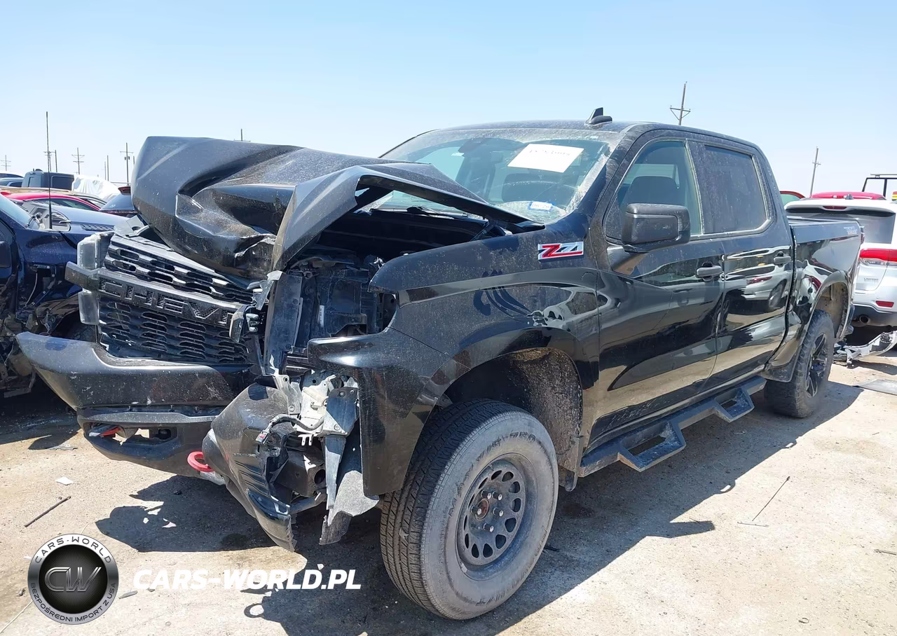 2021 Chevrolet Silverado 1500 4Wd Short Bed Custom Trail Boss VIN:1GCPYCEF3MZ332537 - 2