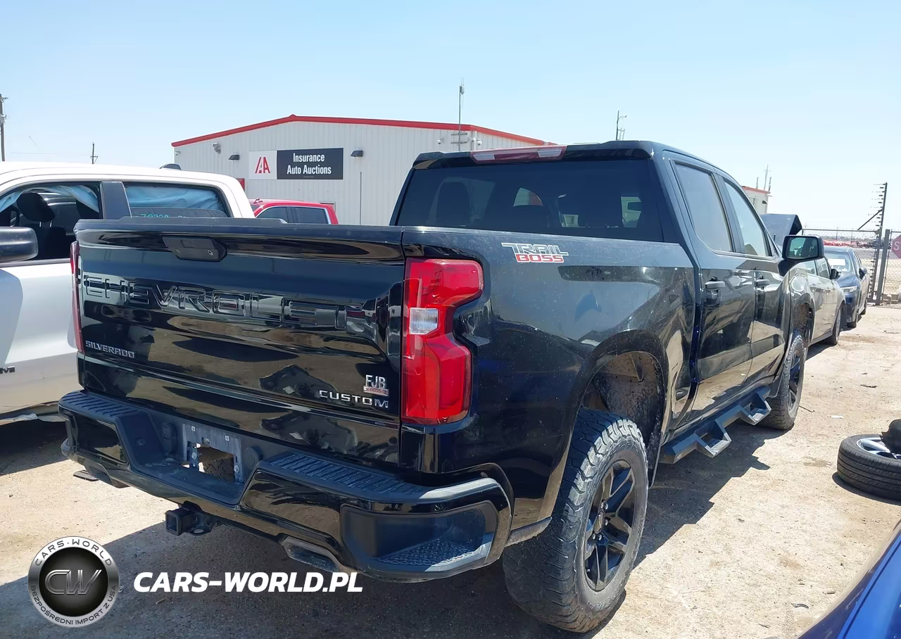 2021 Chevrolet Silverado 1500 4Wd Short Bed Custom Trail Boss VIN:1GCPYCEF3MZ332537 - 4