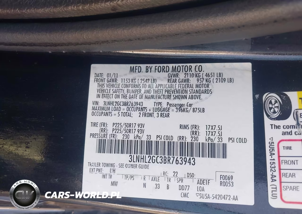 2011 Lincoln Mkz VIN:3LNHL2GC3BR763943 - 9
