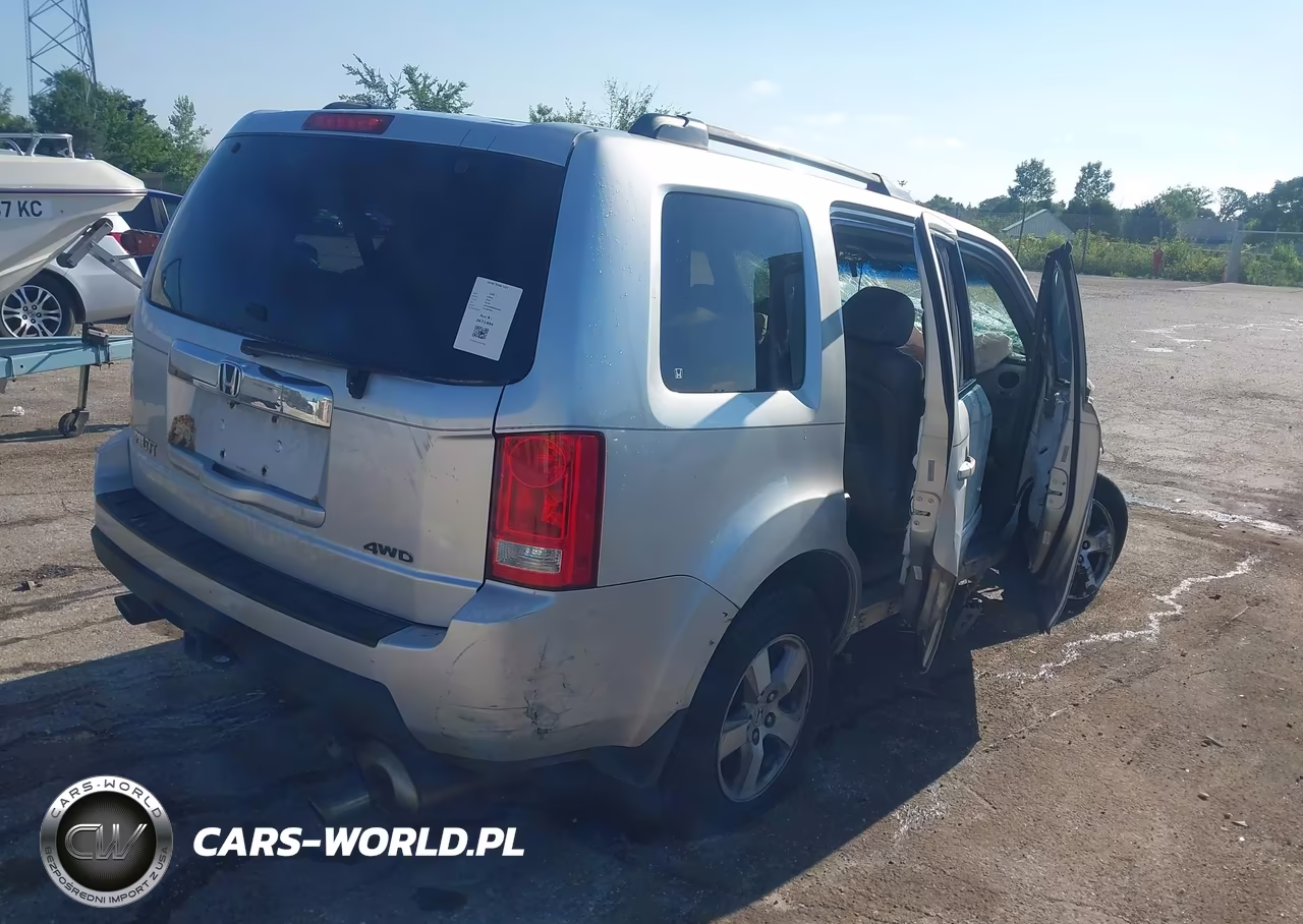 2009 Honda Pilot Ex-L VIN:5FNYF48589B004224 - 4