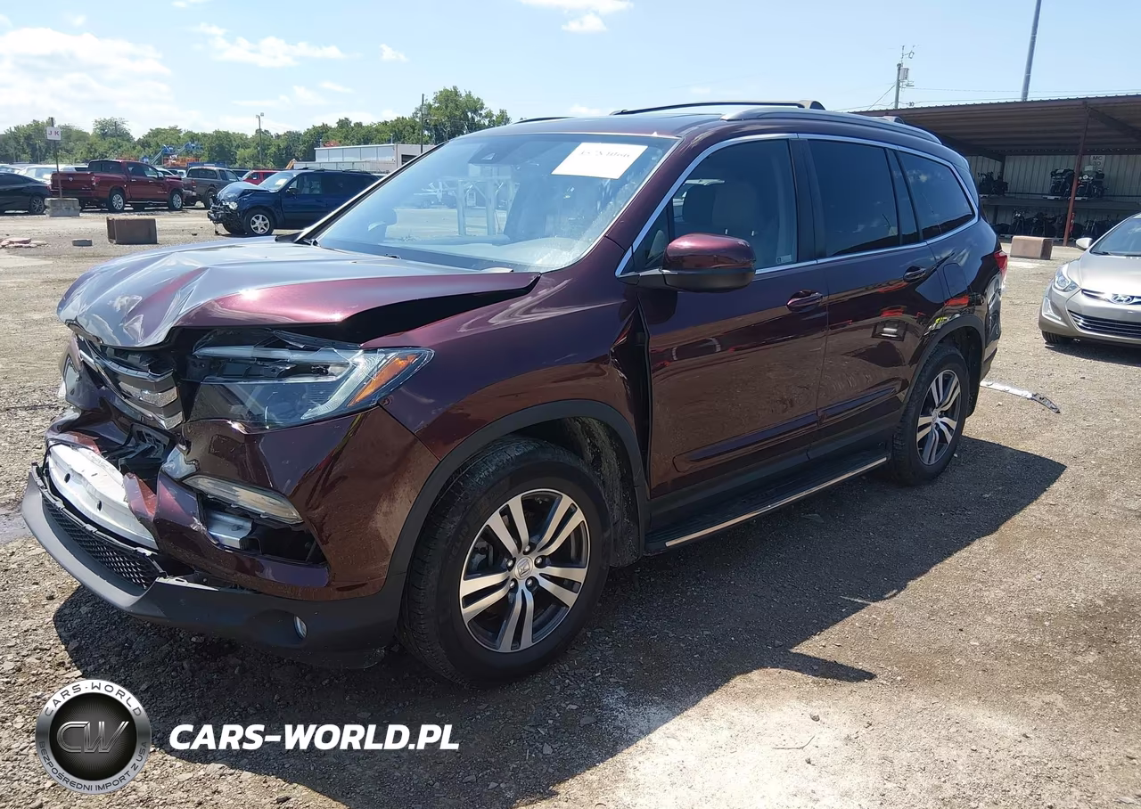 2017 Honda Pilot Ex-L VIN:5FNYF6H60HB083424 - 2
