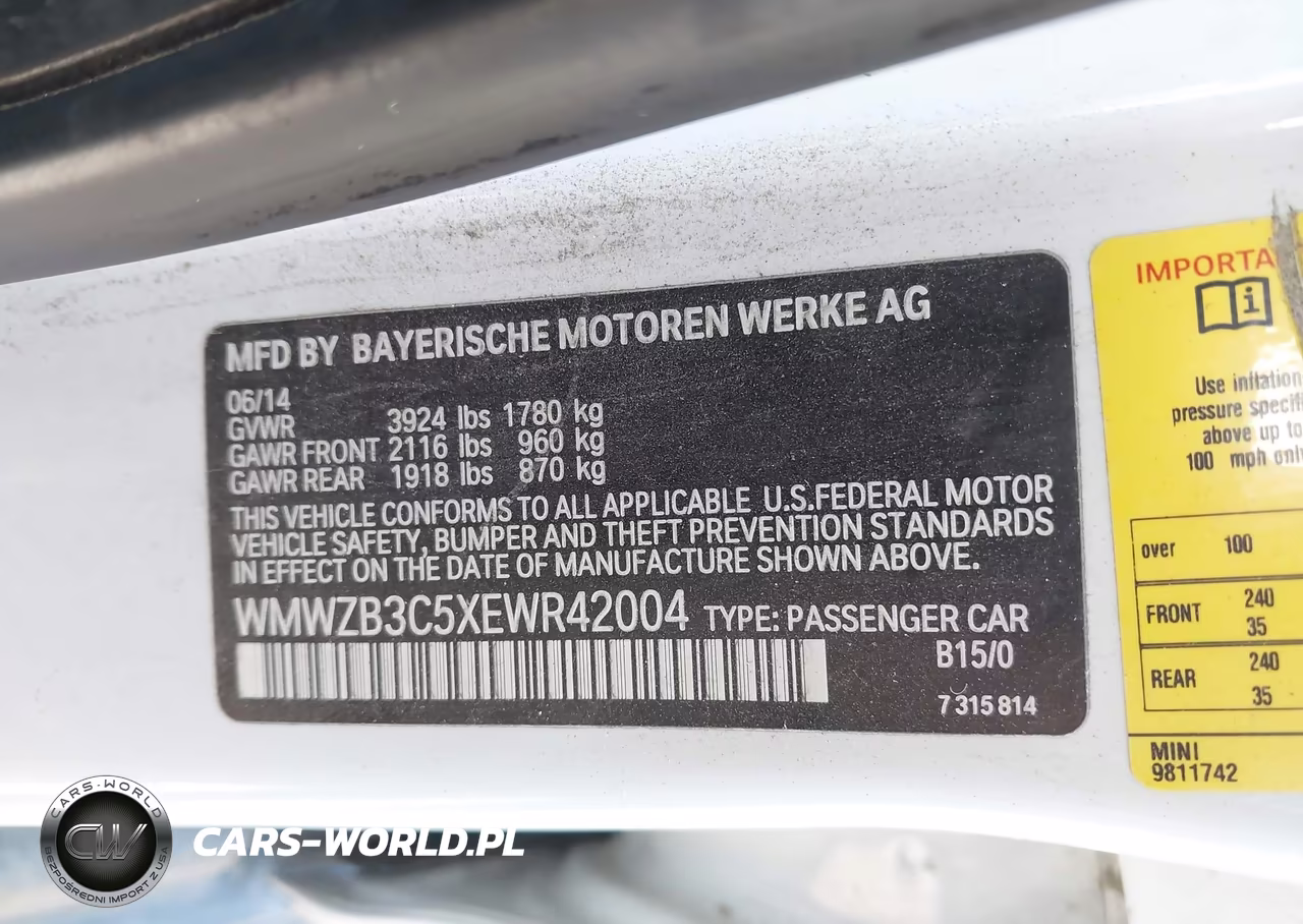 2014 Mini Countryman Cooper VIN:WMWZB3C5XEWR42004 - 9
