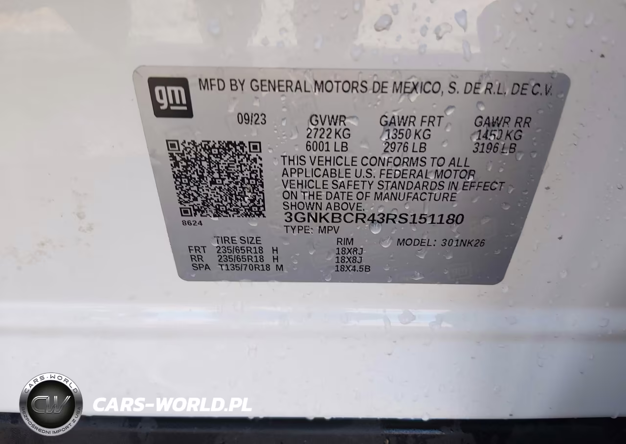 2024 Chevrolet Blazer Fwd 2Lt VIN:3GNKBCR43RS151180 - 9