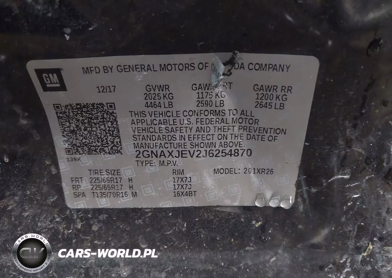 2018 Chevrolet Equinox Lt VIN:2GNAXJEV2J6254870 - 9