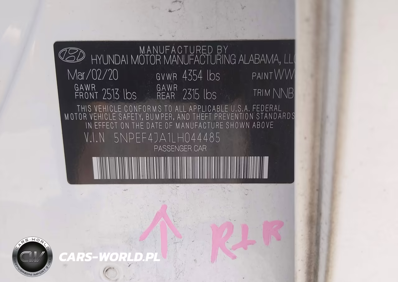 2020 Hyundai Sonata Sel VIN:5NPEF4JA1LH044485 - 9