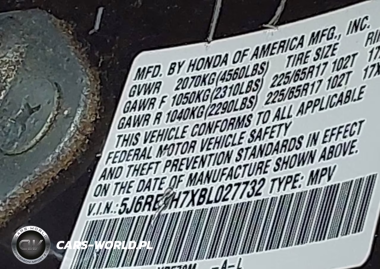 2011 Honda Cr-V Ex-L VIN:5J6RE3H7XBL027732 - 9