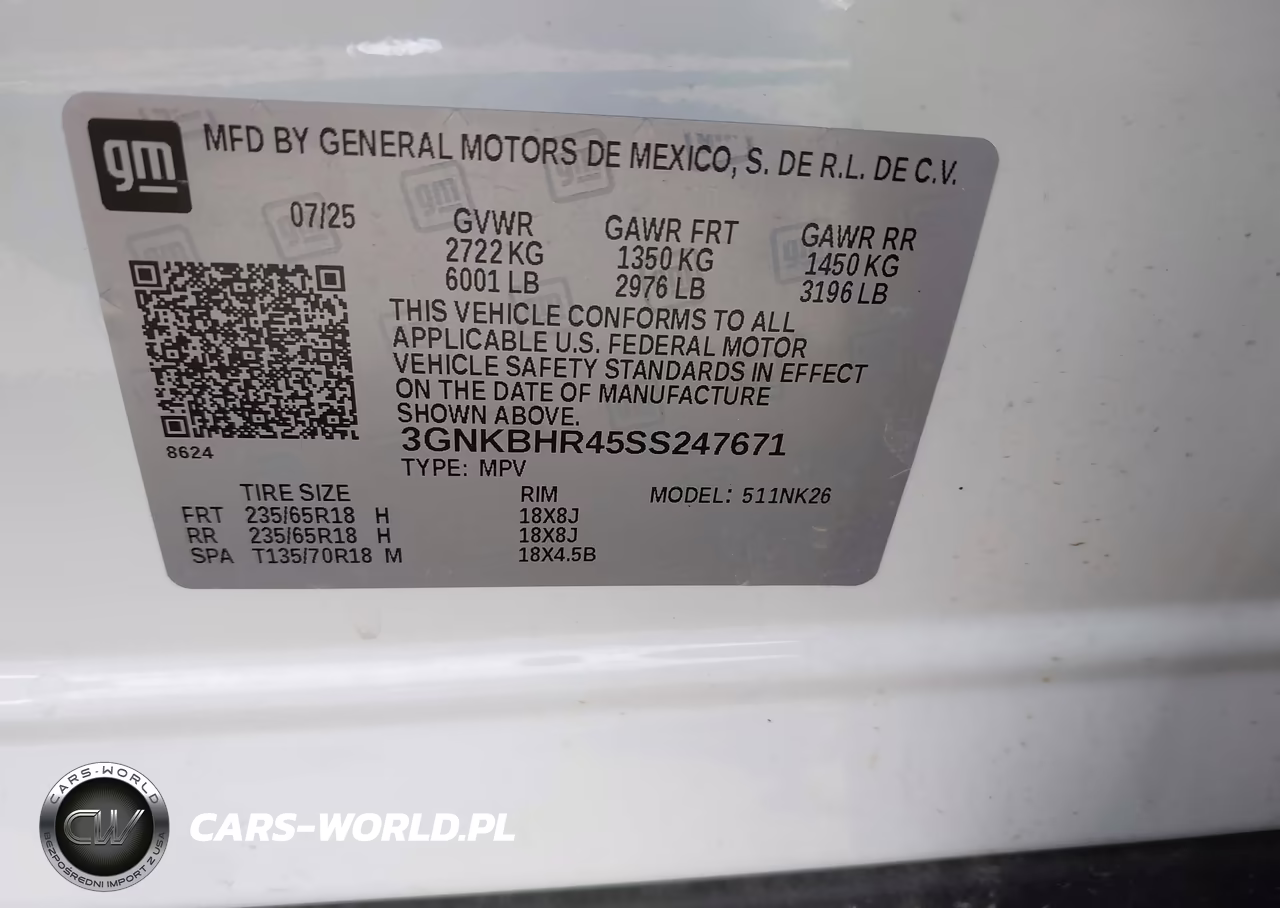 2025 Chevrolet Blazer Awd 2Lt VIN:3GNKBHR45SS247671 - 9