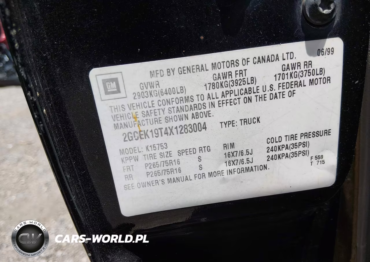 1999 Chevrolet Silverado 1500 Ls VIN:2GCEK19T4X1283004 - 9