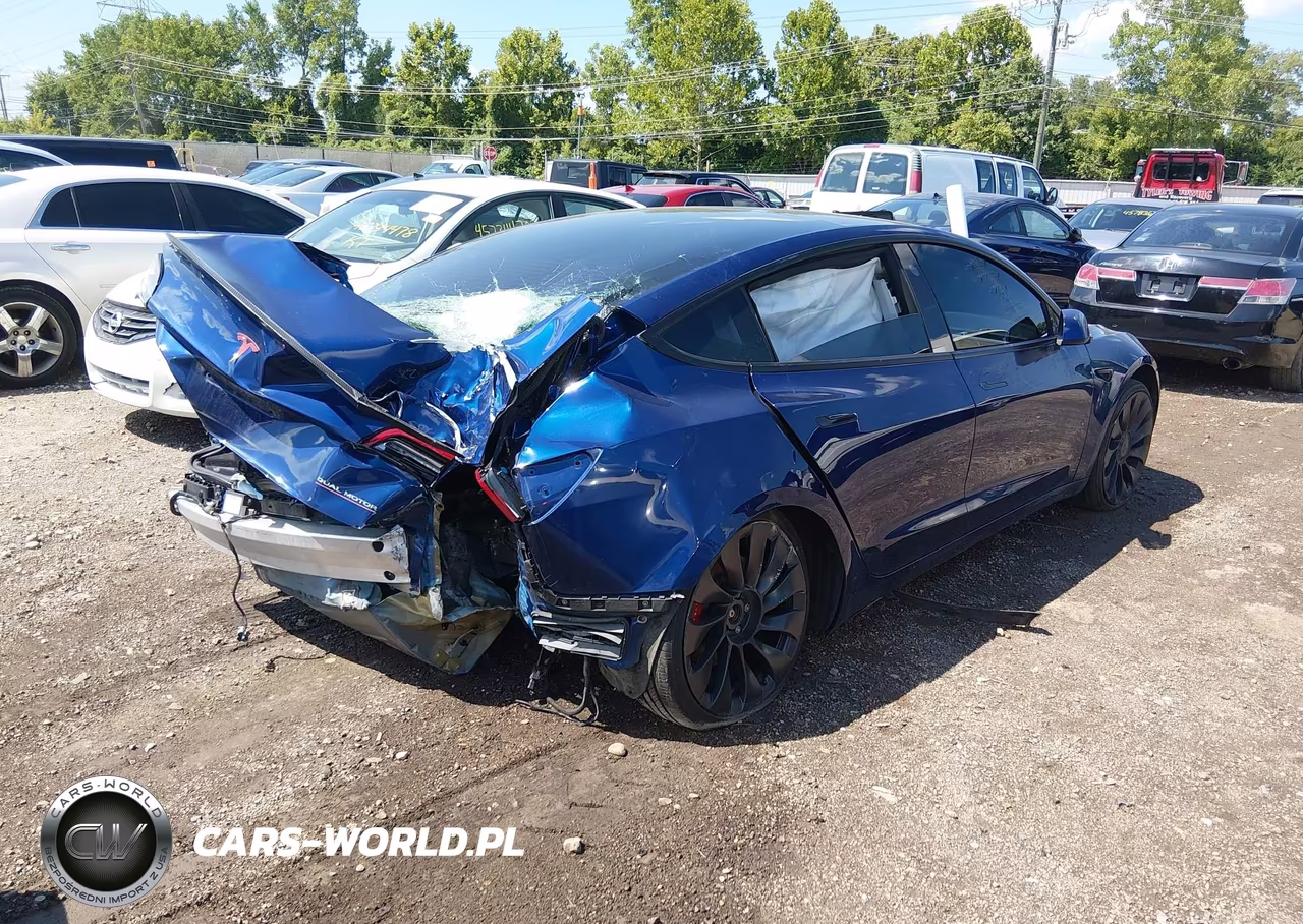 2021 Tesla Model 3 Performance Dual Motor All-Wheel Drive VIN:5YJ3E1EC5MF867814 - 4