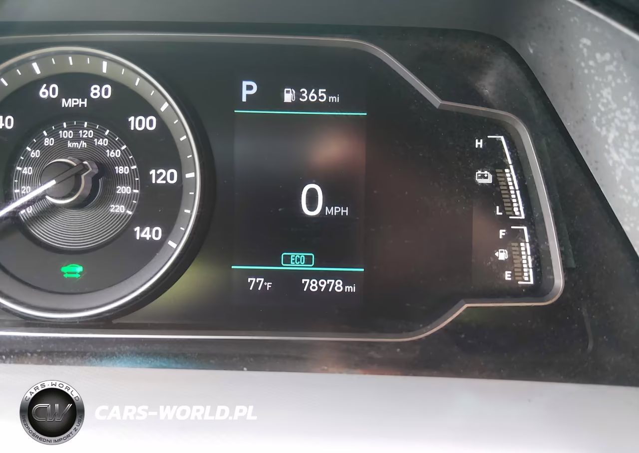 2020 Hyundai Ioniq Hybrid Blue VIN:KMHC65LC7LU221537 - 15