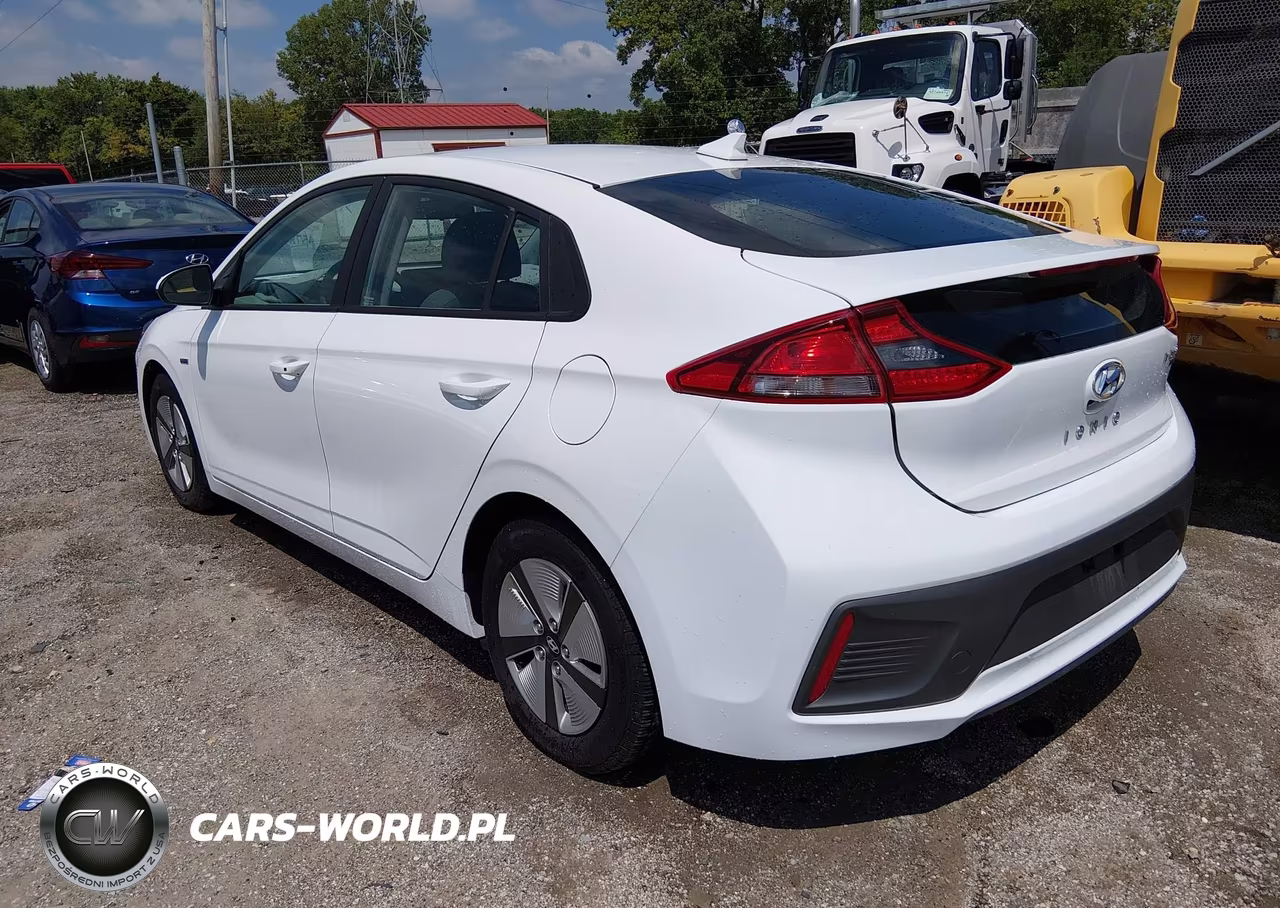 2020 Hyundai Ioniq Hybrid Blue VIN:KMHC65LC7LU221537 - 3