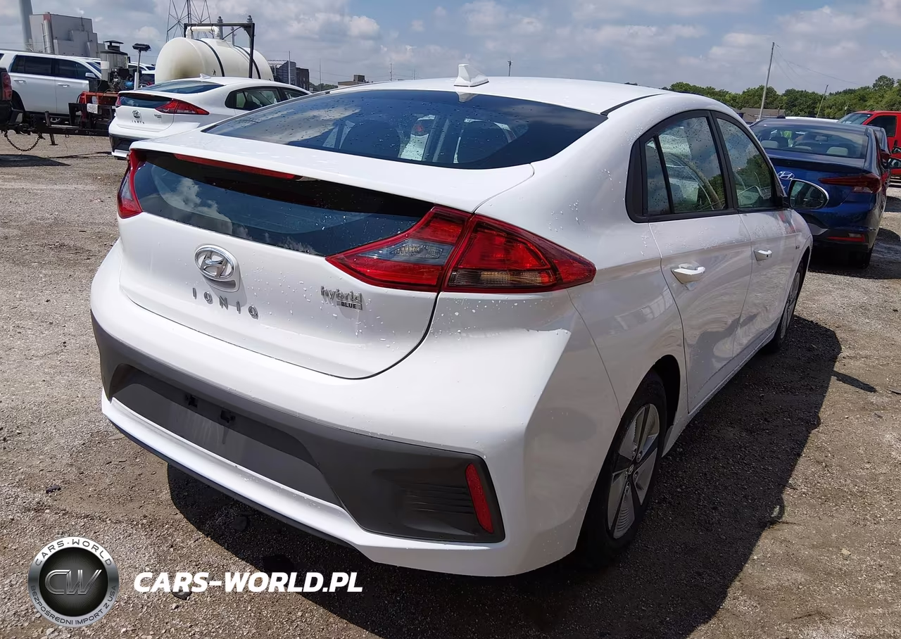 2020 Hyundai Ioniq Hybrid Blue VIN:KMHC65LC7LU221537 - 4