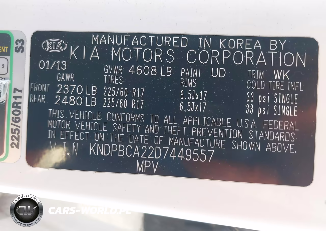 2013 Kia Sportage Lx VIN:KNDPBCA22D7449557 - 9