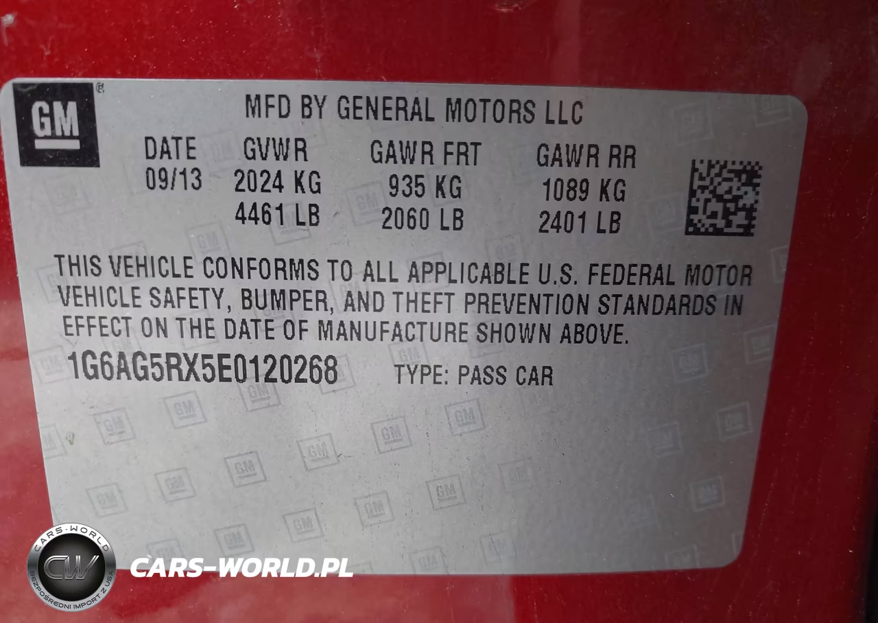 2014 Cadillac Ats Standard VIN:1G6AG5RX5E0120268 - 9