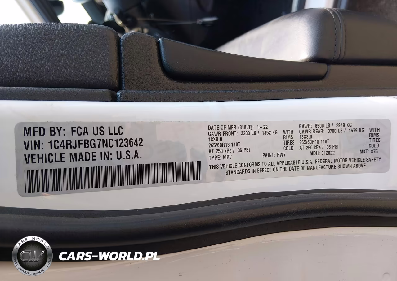 2022 Jeep Grand Cherokee Wk Limited 4X4 VIN:1C4RJFBG7NC123642 - 9