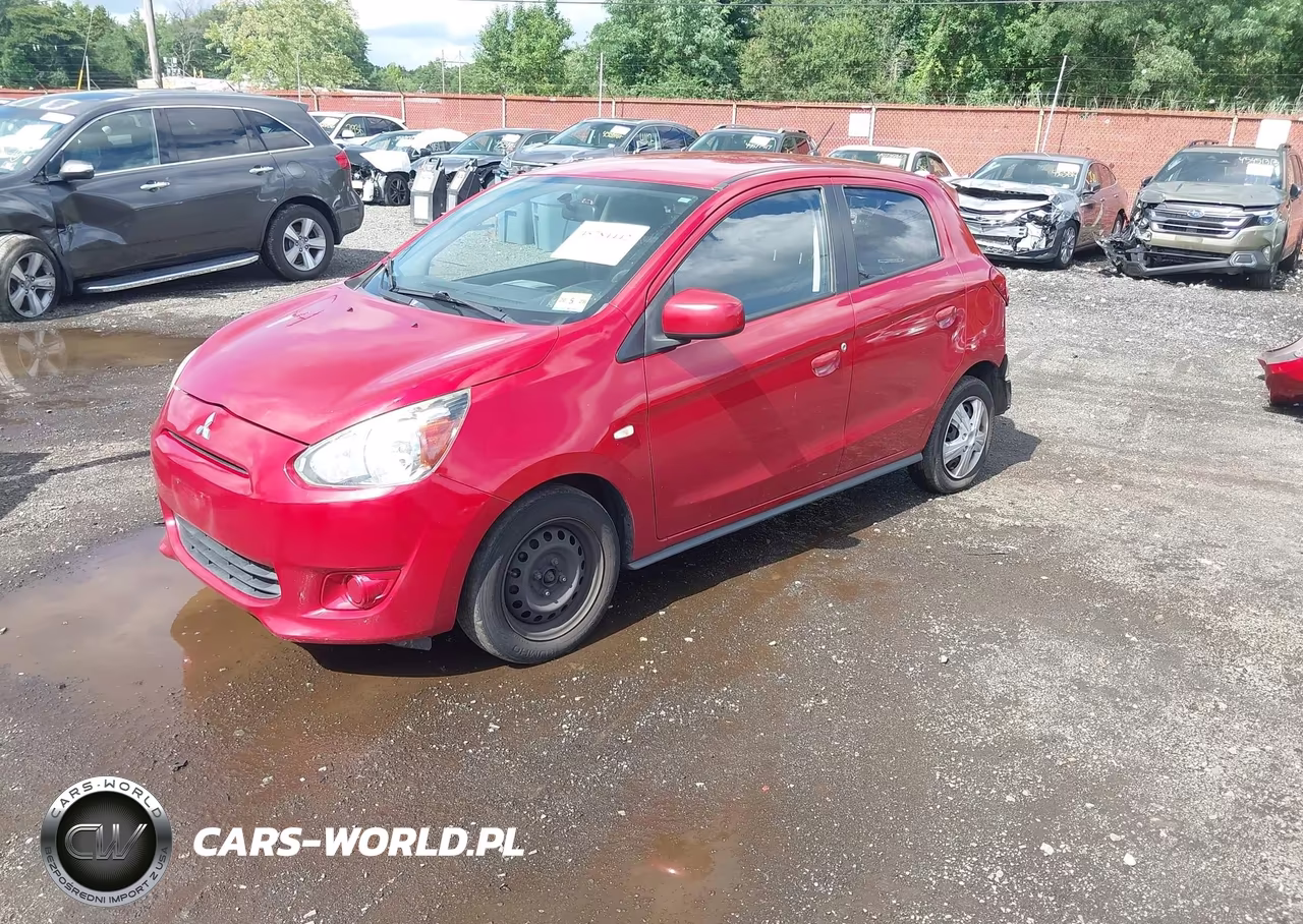 2015 Mitsubishi Mirage De VIN:ML32A3HJ8FH009191 - 2
