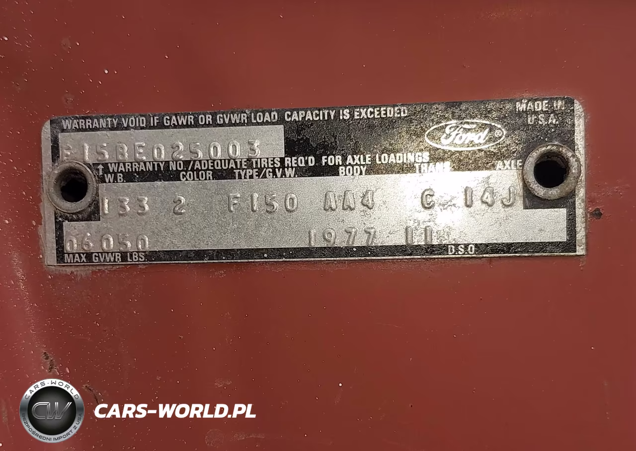 1977 Ford F-150 VIN:F15BE025003 - 9