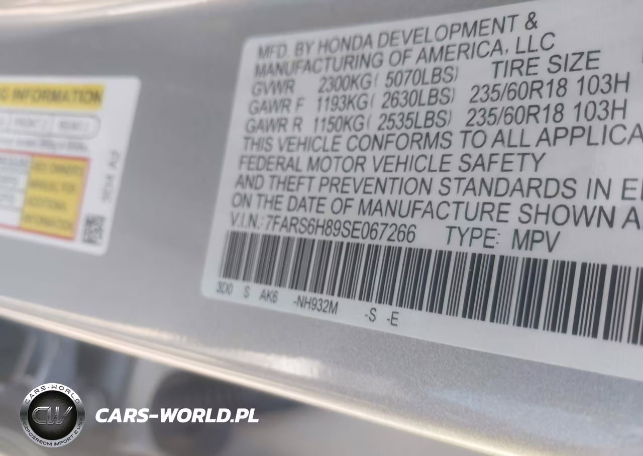 2025 Honda Cr-V Hybrid Sport-L VIN:7FARS6H89SE067266 - 9