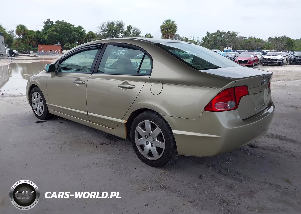 2007 Honda Civic Lx VIN:1HGFA16537L081425 - 3