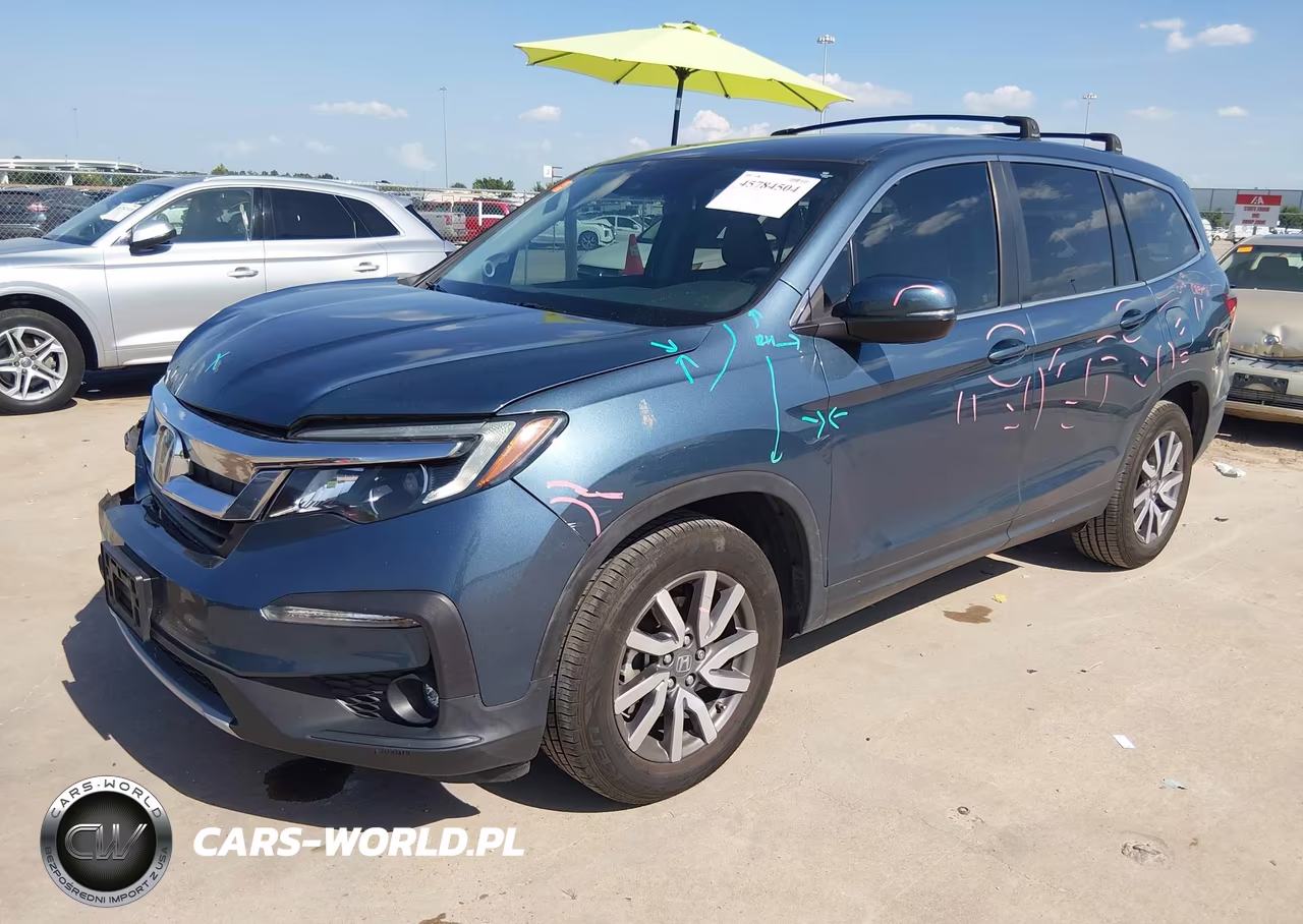 2020 Honda Pilot 2Wd Ex VIN:5FNYF5H38LB018801 - 2