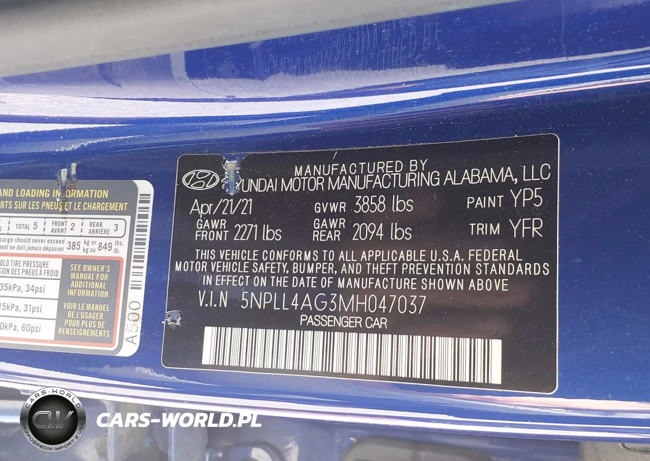 2021 Hyundai Elantra Se VIN:5NPLL4AG3MH047037 - 9