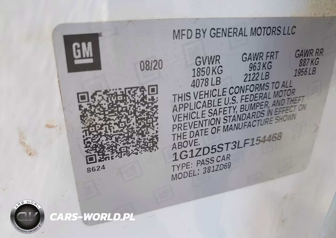 2020 Chevrolet Malibu Fwd Lt VIN:1G1ZD5ST3LF154468 - 9