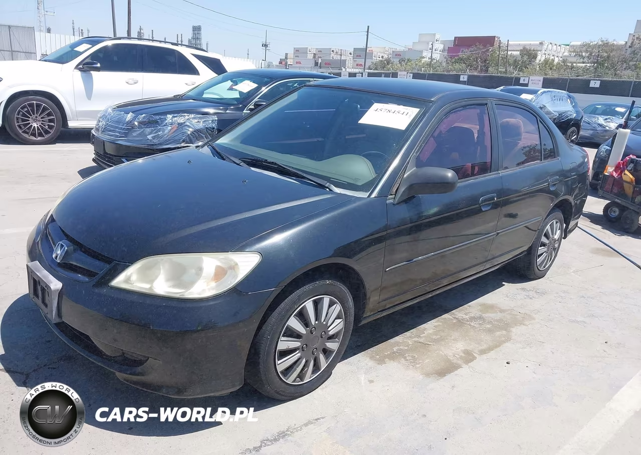 2004 Honda Civic Lx VIN:2HGES16524H612700 - 2