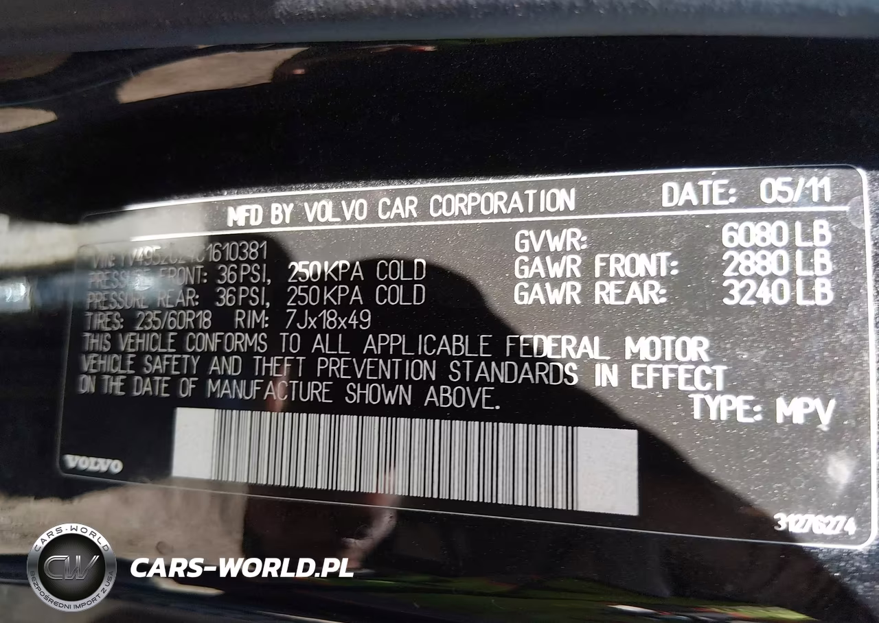 2012 Volvo Xc90 3.2-3.2 Platinum-3.2 Premier Plus VIN:YV4952CZ4C1610381 - 9