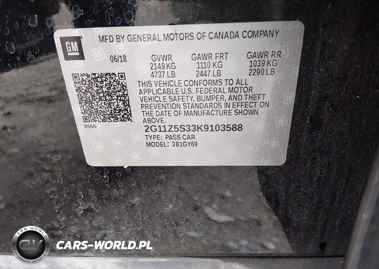2019 Chevrolet Impala Lt VIN:2G11Z5S33K9103588 - 9