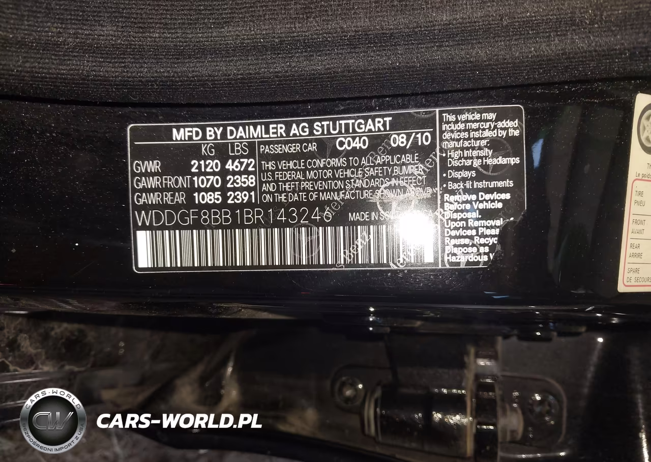 2011 Mercedes-Benz C 300 Sport 4Matic VIN:WDDGF8BB1BR143246 - 9